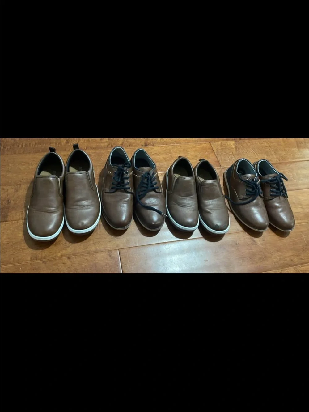 Sonoma Brown Slip-On and Lace-Up boys dress shoes